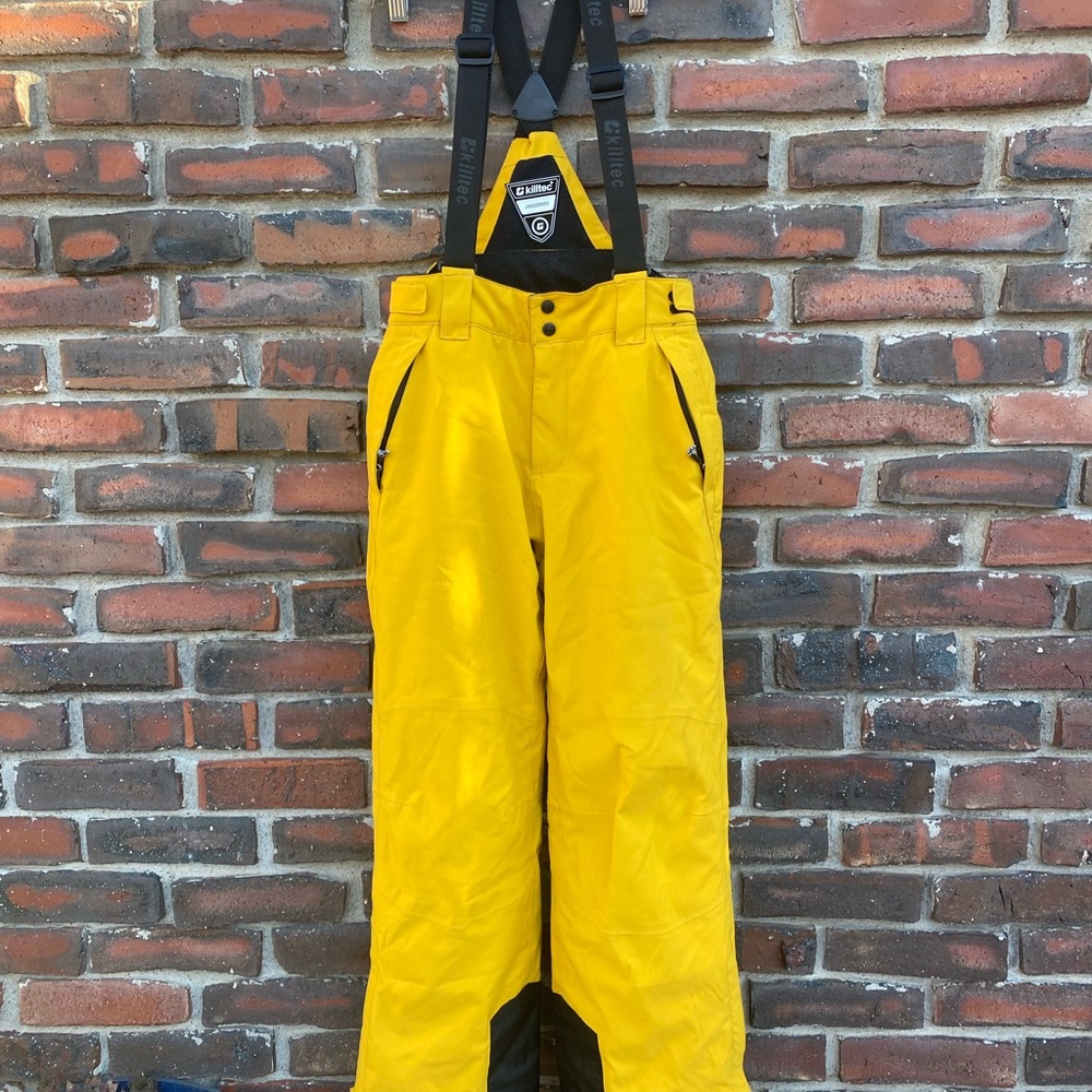 Killtec Boys size 12 Snow pants w / Suspenders